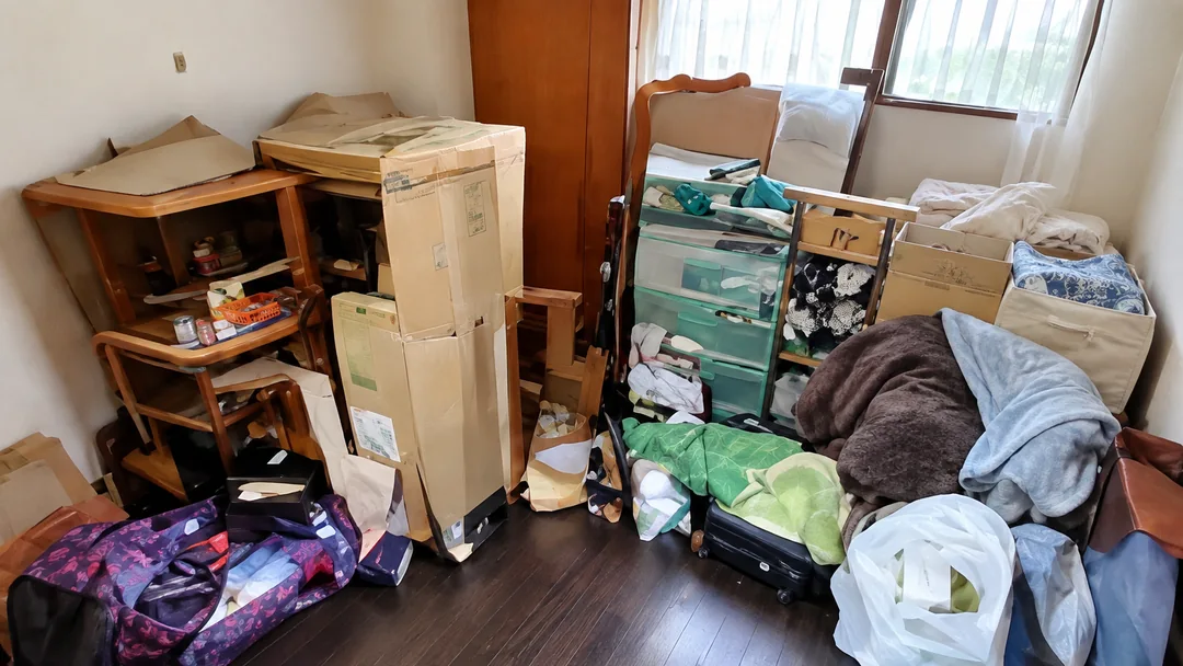 室内の家具・家財の整理・回収前